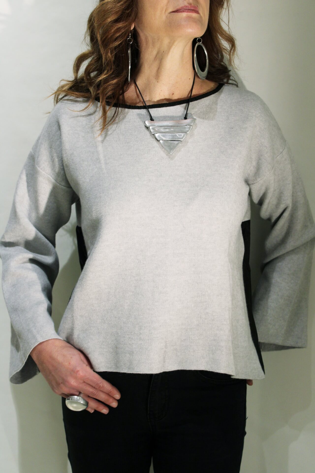 maglia tessuto taffettà dtr grigio 3