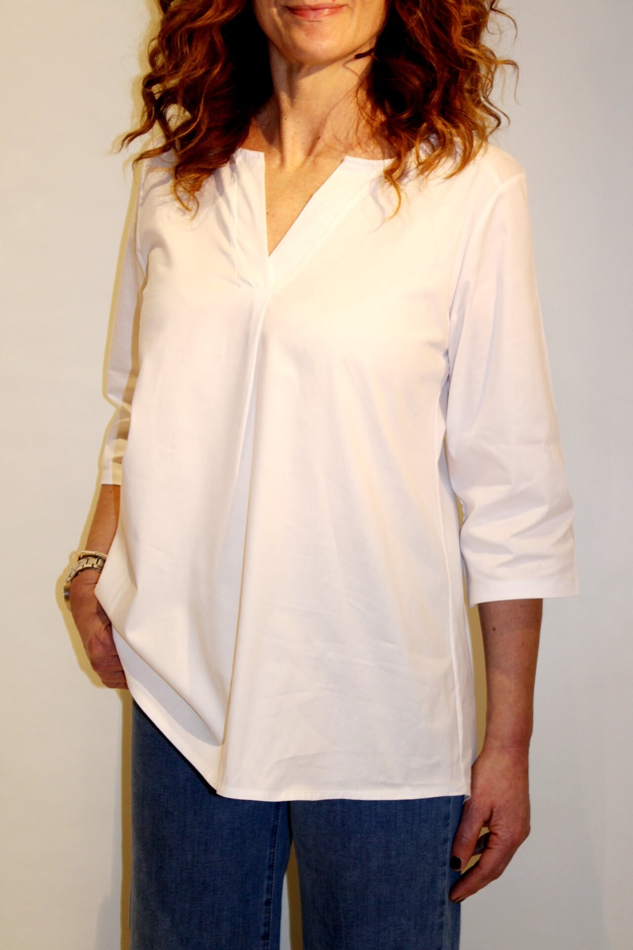 camicia sc.v bianca
